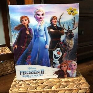 Disney Frozen 2 3-D prime puzzle 500pc.